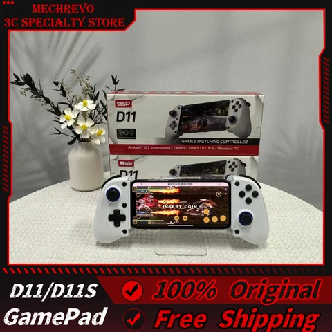 Bsp-D11 스트레칭 무선 게임 컨트롤러, 스위치 안드로이드 애플 Ios 태블릿, PS3, PS4, Xbox 게임패드 스트리밍용, 2024 신제품