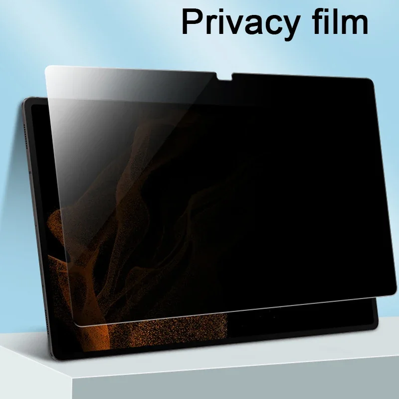 Película de privacidad para Samung Galaxy Tab S7 11 FE/Plus 12,4 S8 Ultra 14,6 2022 A8 10,5 S6 Lite 10,4 Protector de pantalla mate Anti-Peep