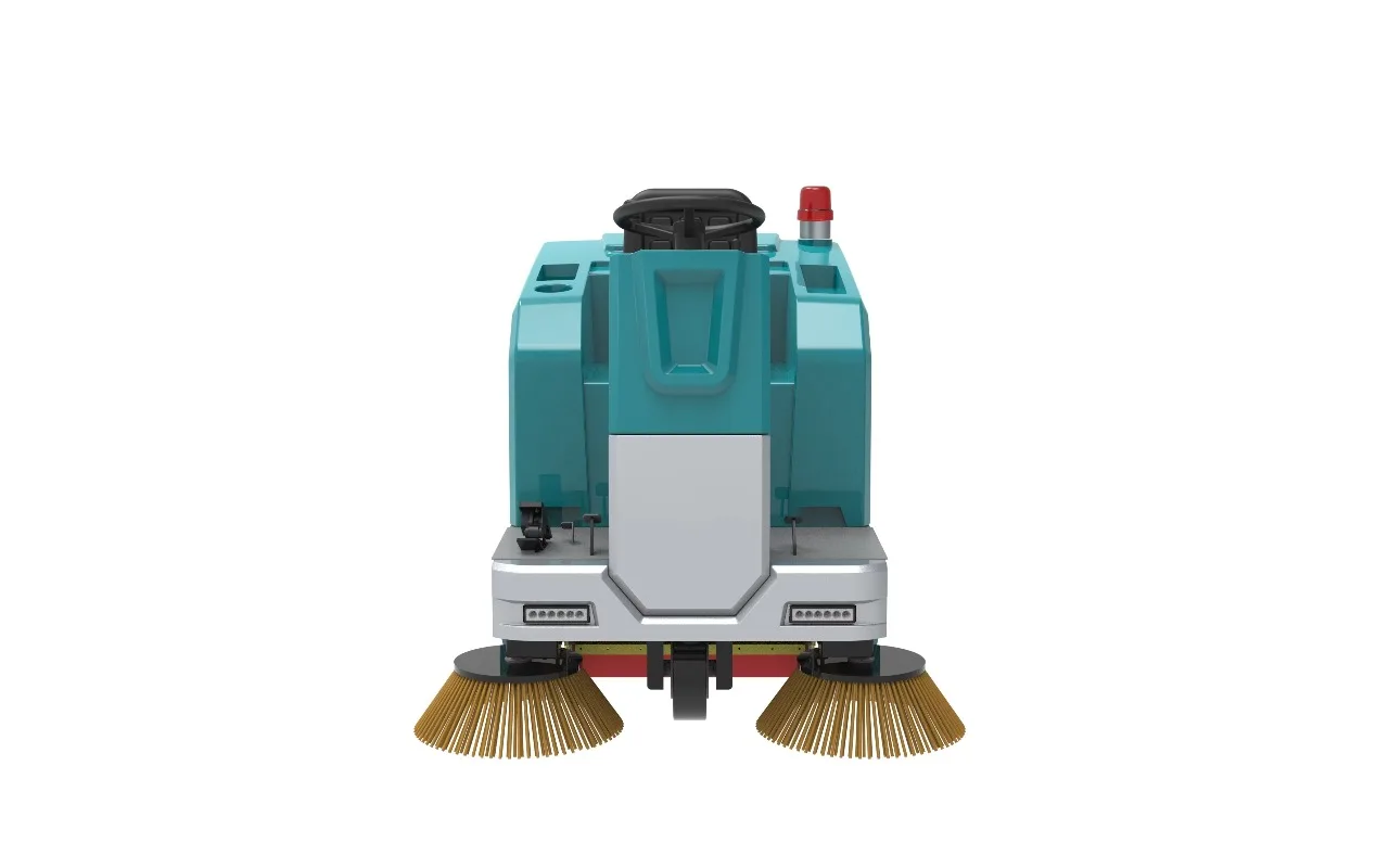 2026 Ironbee JS135 Factory Cleaning Machine Road Sweeper Industrial Ride on Floor Sweeper With CE