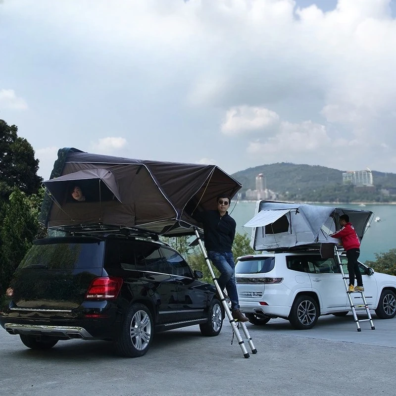 

Roof tent, fully automatic outdoor car self-driving tour off-road hard shell top folding camping car tent