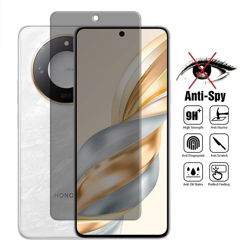 For Honor X60 5G Glass For Honor X60 5G Tempered Glass 2.5D Privacy Protection Screen Protector For Honor X60 5G Lens Film