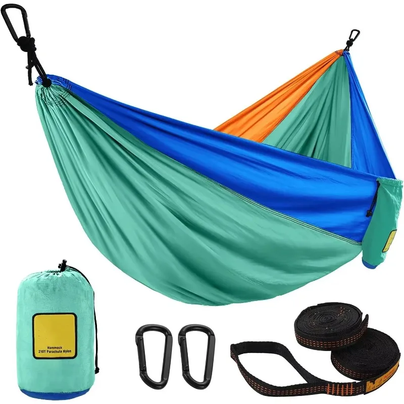 

Ready to Ship Heavy Duty Accessories Backpacking Survival Hammock with 2m Ropes