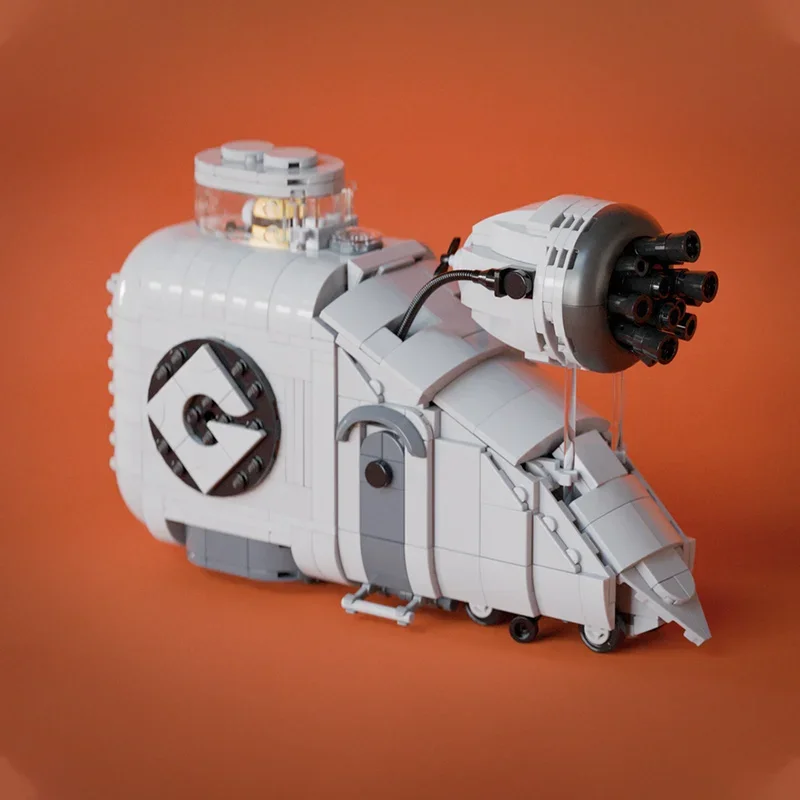 

564 шт. MOC Despicabless Me Grumobile Gru автомобильные строительные блоки DIY модель автомобиля из фильма дисплей фигурка креативная игрушка для детей
