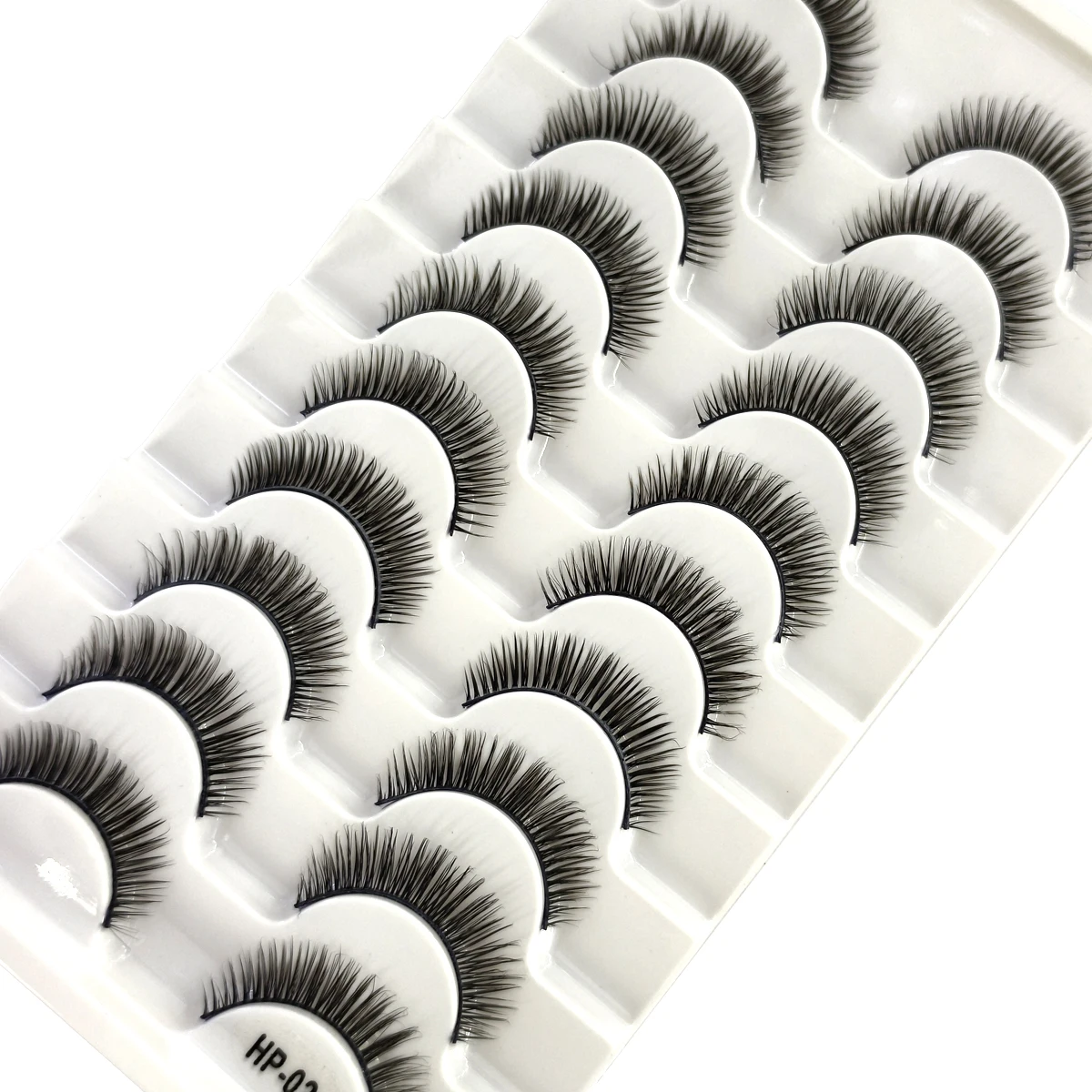 NEU 10 Paar Katzenaugen-Wimpern, flauschige künstliche Nerzwimpern, 8D-Wimpernpackung, dramatische lange, dicke Volumenwimpern, falsche Wimpern – Detail 12