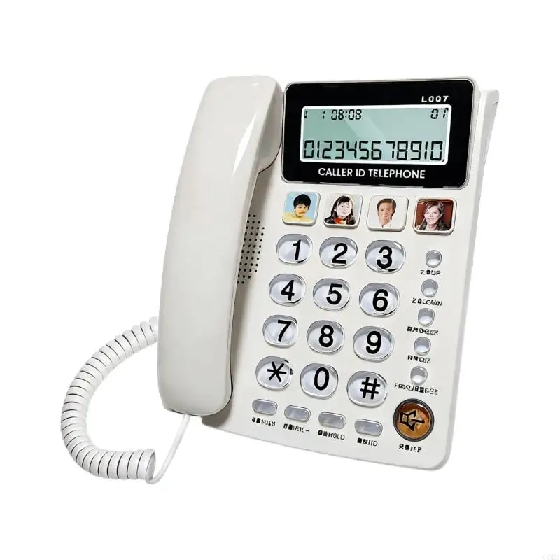 CORA Senior Friendly Telephone Large Button High Volumes And HandsFree