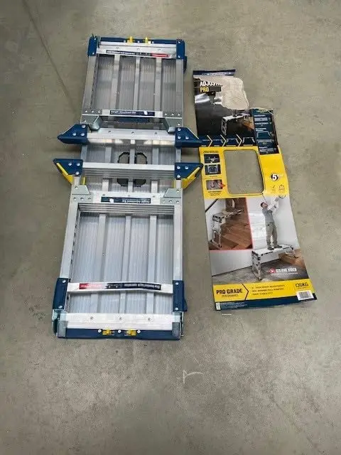 Werner 79023 Verstellbare Pro Arbebühne Work & Access، Silber، Einheitsgröße #4