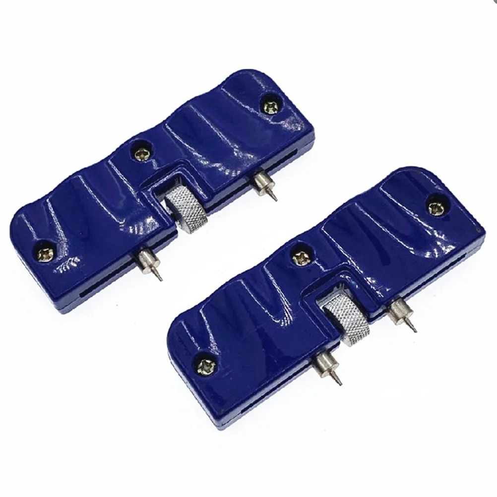 Two-Jaw Watch Back Case Opener Blue Portable Durable Tool Compact for Watchmaker Repair Watch Back Case Opener