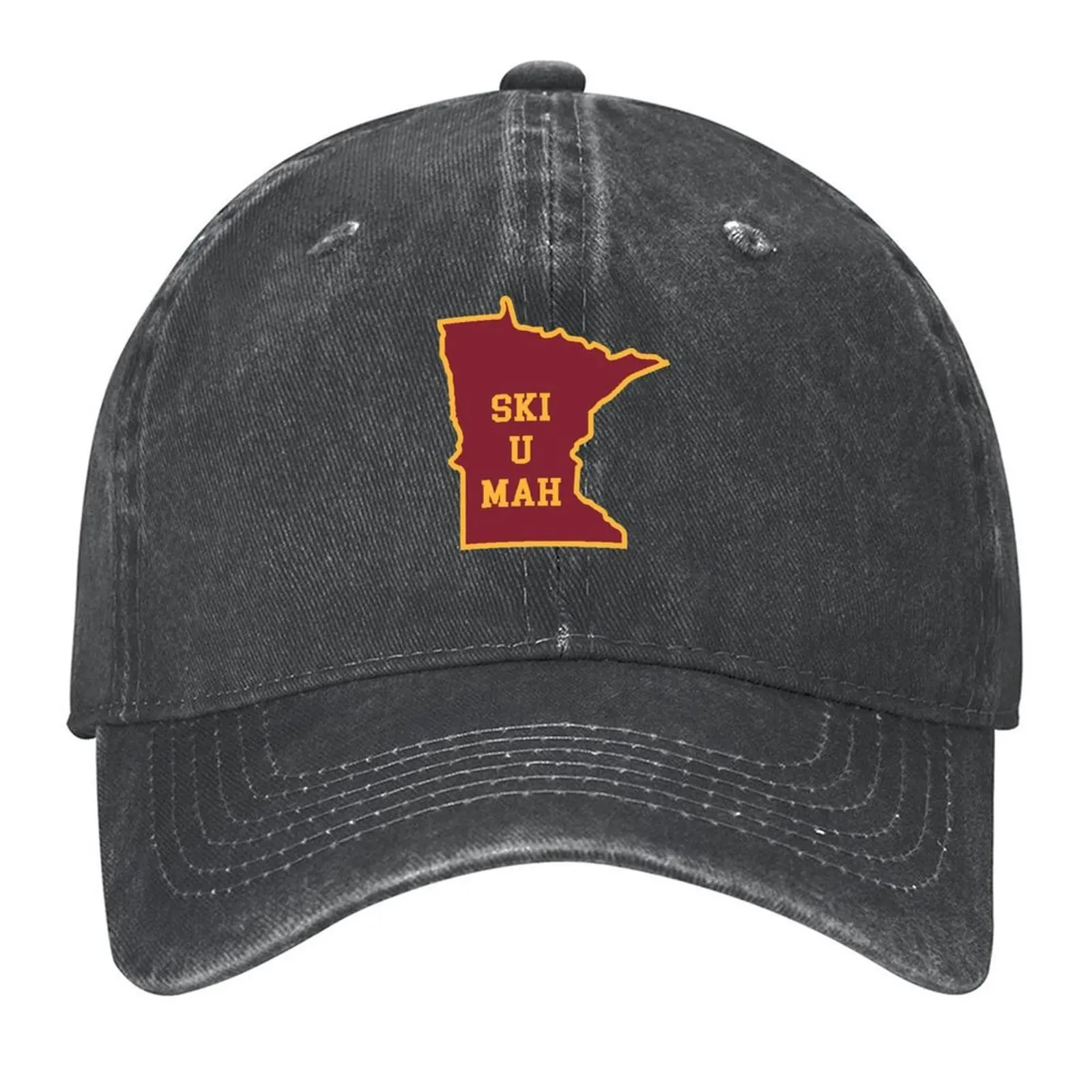 

Ski U Mah MN Outline Baseball Cap Military Tactical Cap Unique hats western Hat fishing caps man Men's Hats Women's