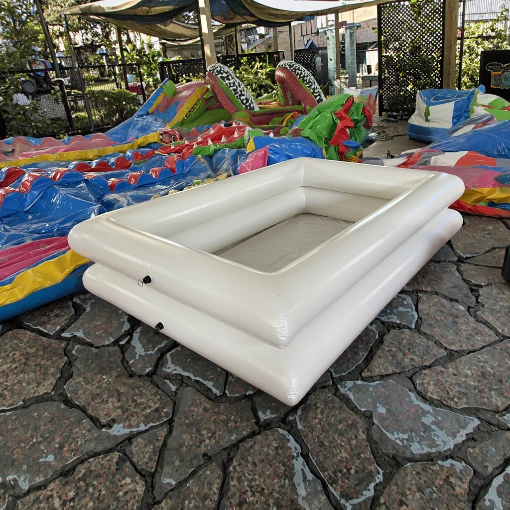 حوض سباحة قابل للنفخ PVC عالي الجودة مخصص لعام 2026 مع طبقة مزدوجة من الألوان الجذابة للعب في الحدائق الملاهي الداخلية والخارجية #1