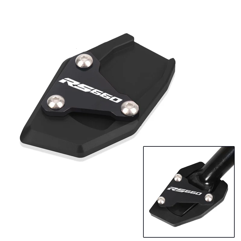 

For Aprilia RS660 RS 660 2020-2023 2021 Motorcycle Kickstand Foot Side Stand Extension Pad Support Plate Enlarge Stand