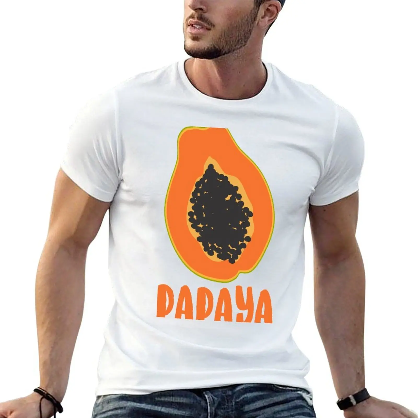 

PAPAYA T-Shirt cotton funny t shirt print t t custom shirts shirt pack cotton