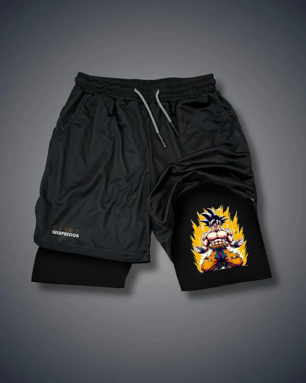 2025 Dragon Ball GT Short Pants Official Y2K Quick-Dry Goku Design, Perfect for Cosplay, Gym & Street Fashion view 5