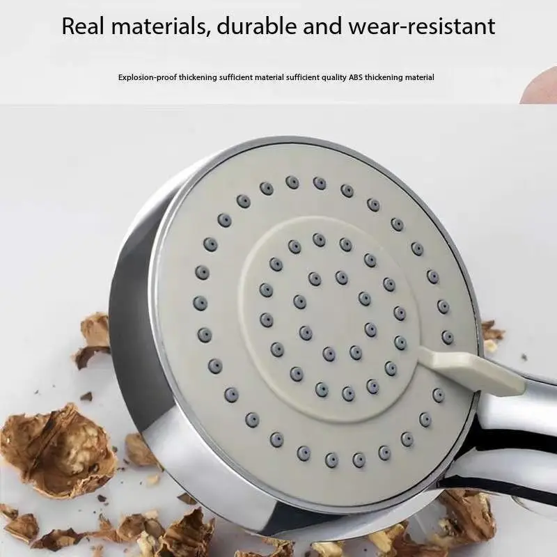 

Регулируемая душевая лейка с 3 режимами струи, мягкими насадками, съемной чистящей насадкой и высоким давлением для ванной комнаты