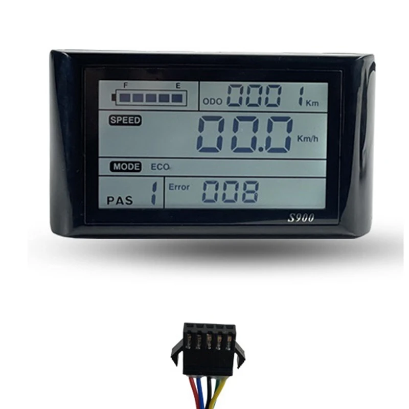 

Electric Bicycle Display JN LCD Meter S900 for JN Intelligent Controller 36V48V Ebike Panel Julet SM Plug