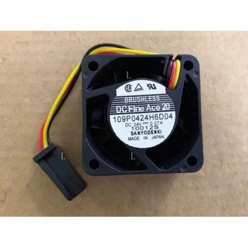 

L для DC Fine Ace 20 109P0424H6D04 DC 24 В 0,07 А Fanuc Приводной охлаждающий вентилятор 3 провода [M158a]