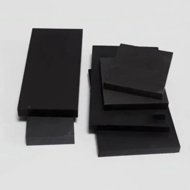 1pcs Thickness 2/3/4/5/6/8/10/12/15mm Black PTFE Board Sheet Polytef Plate Block Anti-Corrosion Machining 100x100mm-300x300mm