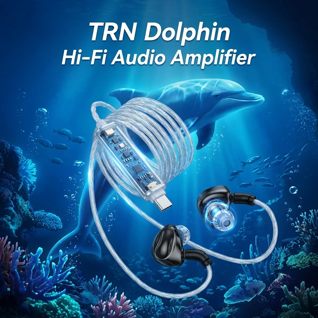 

Наушники TRN Dolphin HIFI с LCP-диафрагмой 10 мм, двойным магнитным динамическим драйвером, сменным кабелем для апгрейда, аналог KZ Castorpro