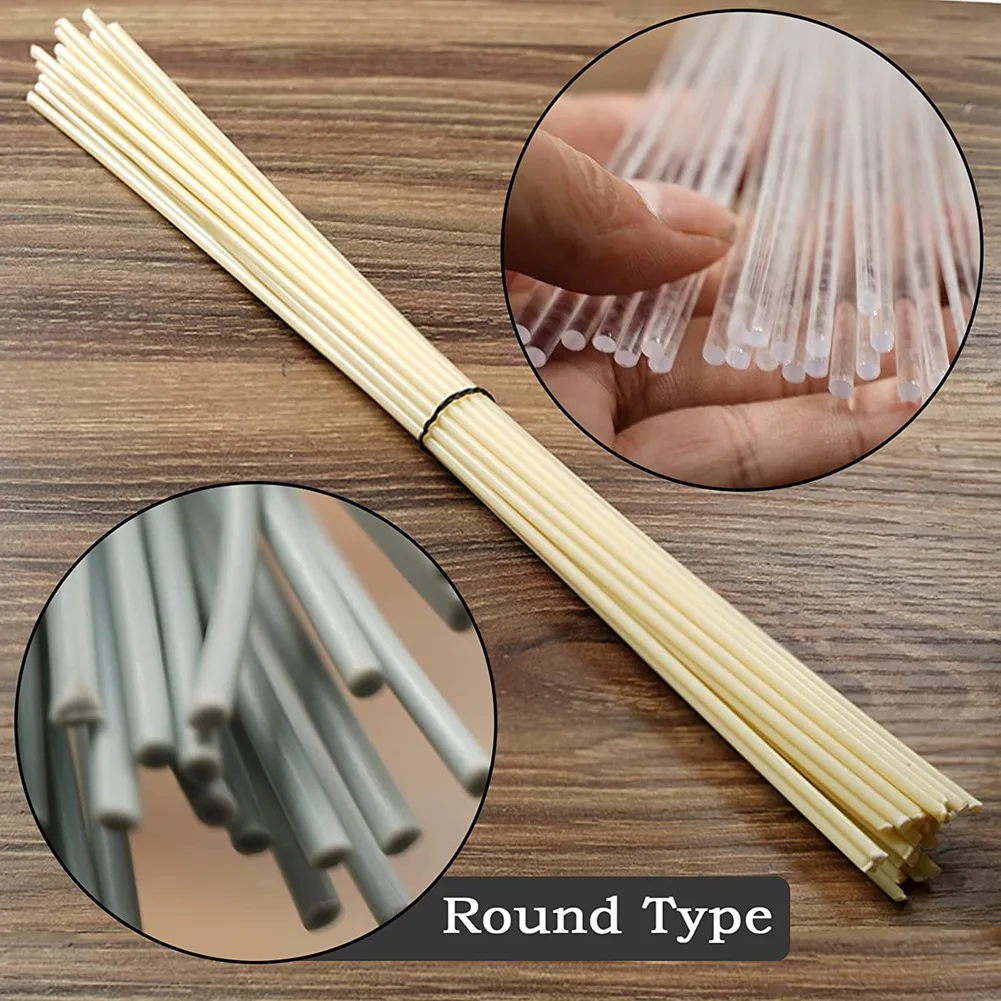 56PCS Plastic Welding Rods, 7 Types ABS PP PU PE PA PC TPO 13 Inch Plastic Welder Rod for Car Bumper Kayak image 4