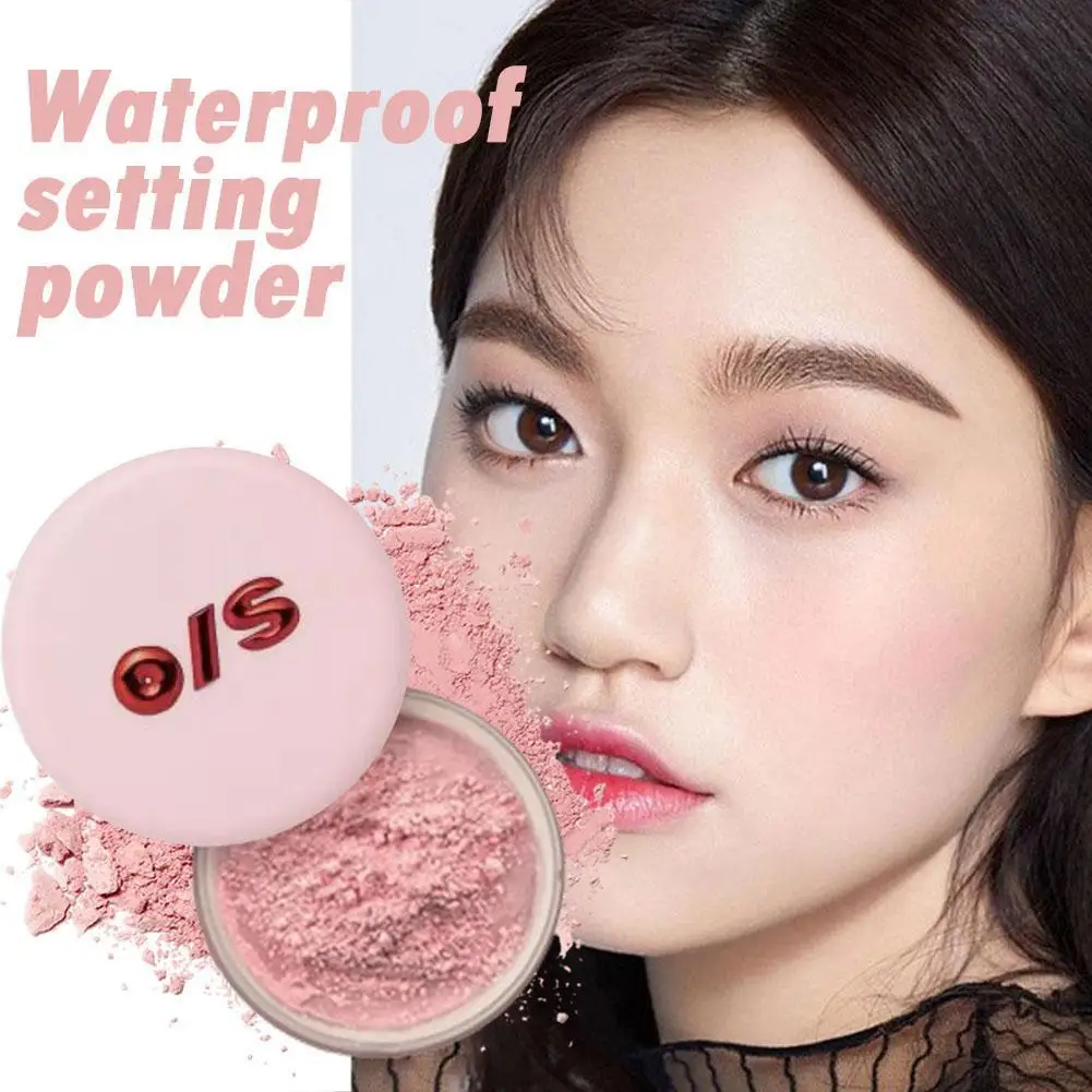 Pink Ultimate Fine Setting Powder Matte Brighten Long Lasting Setting Matte Finish Oil Control Face Loose Powder Makeup Fixer