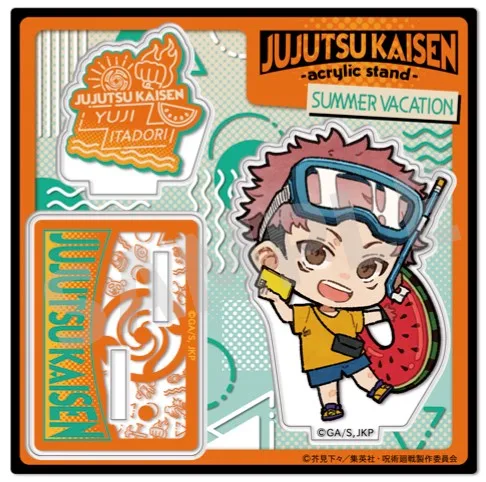 Japan Cabinet Purchasing Gojo Satoru Jujutsu Kaisen Summer Vacation Q Version Acrylic Standing Sign