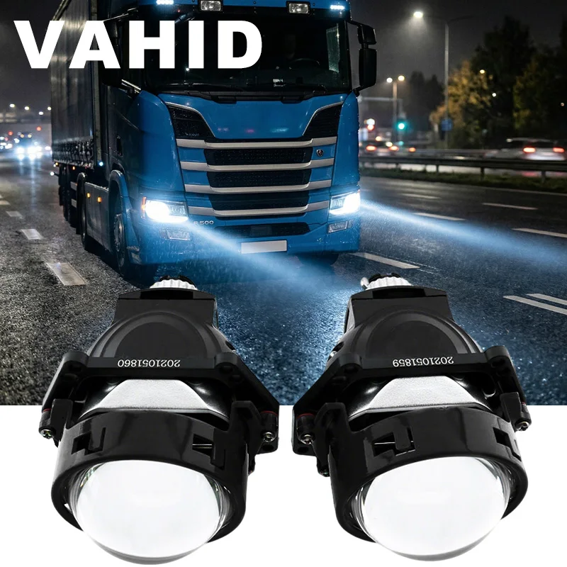 

VAHID E10 3" 24V BI LED PROJECTOR LENS KIT HELLA3 MOUNTING 55W FOR TRUCK, BILED WITH FOCUS LOW AND HIGHT BEAM