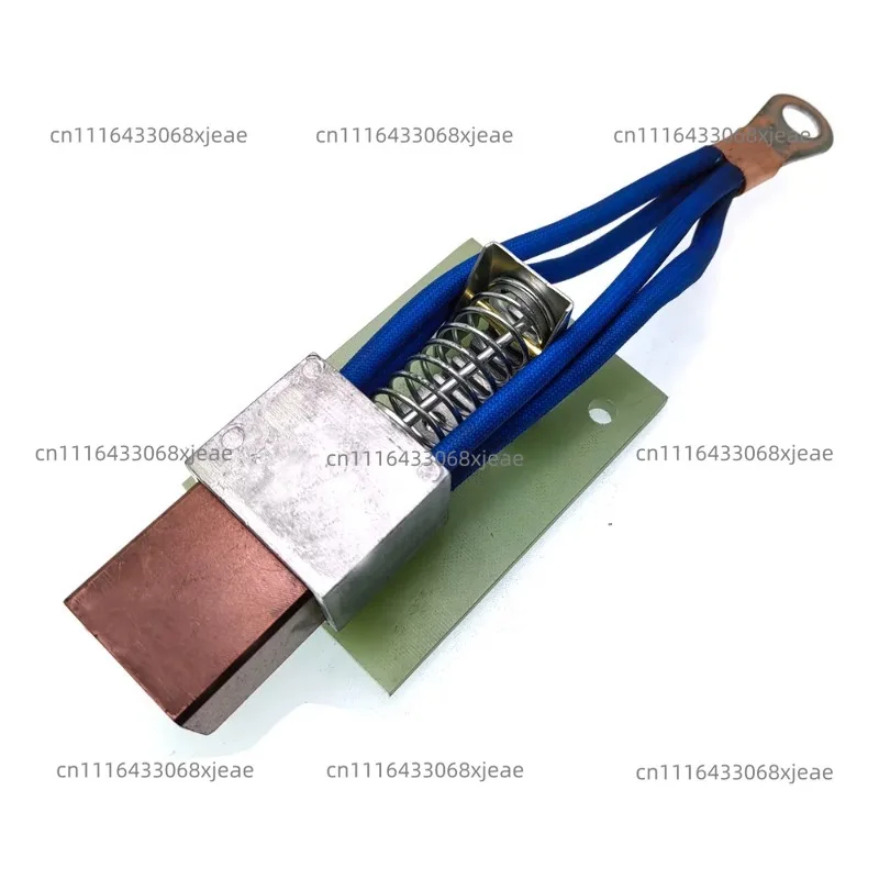 Four Wire High Copper Carbon Brush+Aluminum Brush Box+Fixed Plate,For Welding Positioner Turntable Table Tube Welder