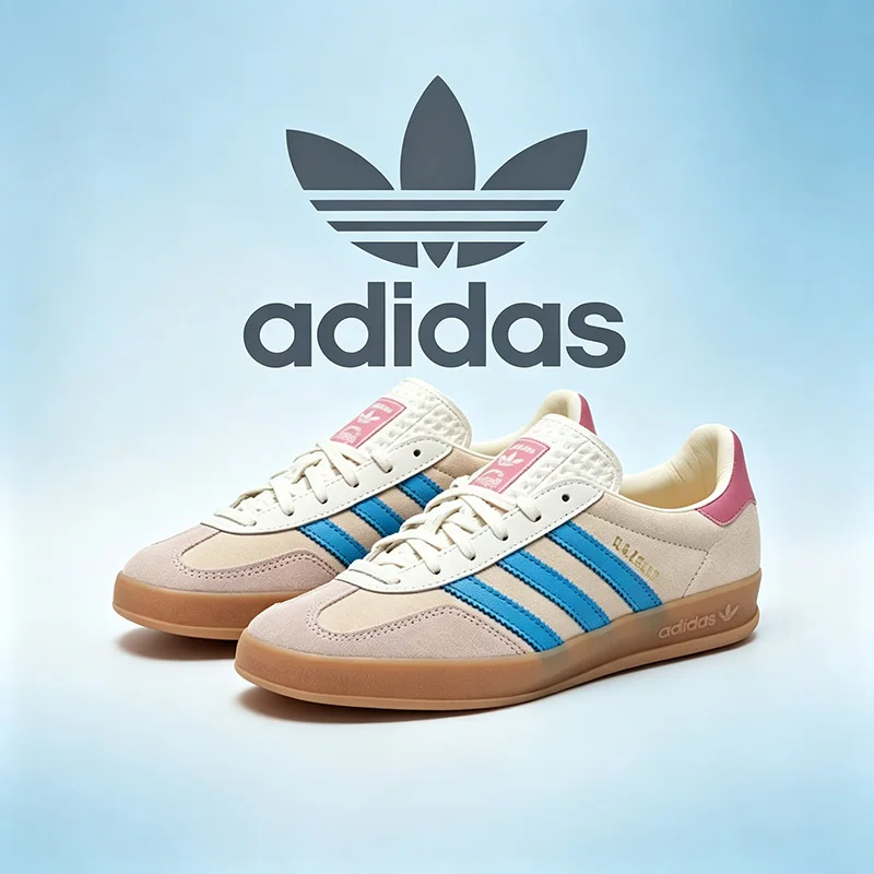 2026 Adidas new model clover men's and women's training shoes GAZELLE sports shoes - trendy promotion JQ0010