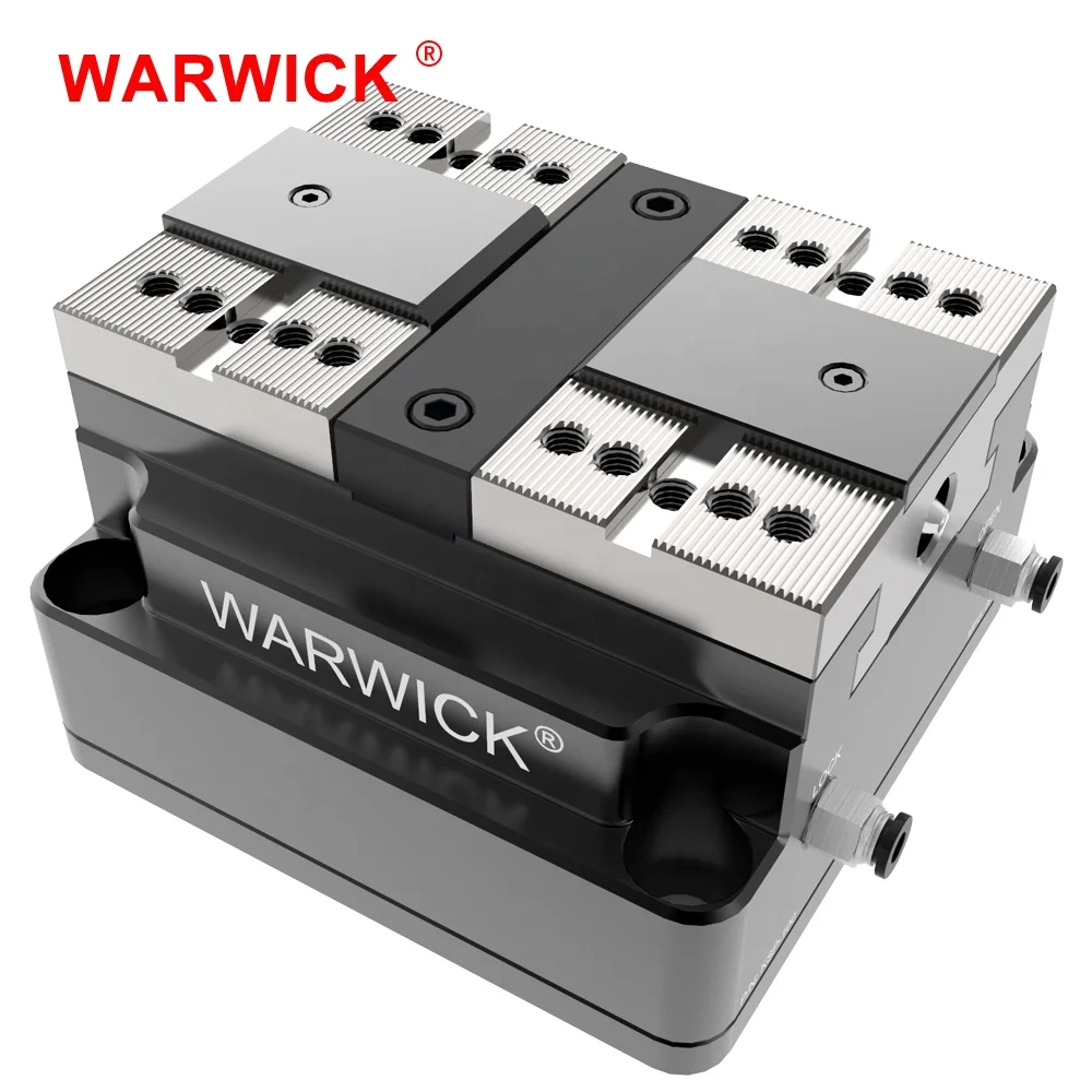 KSP2-100+TRZ-100 Pneumatic Concentric Vise Durable Zero-point 5 Axis air Chuck for