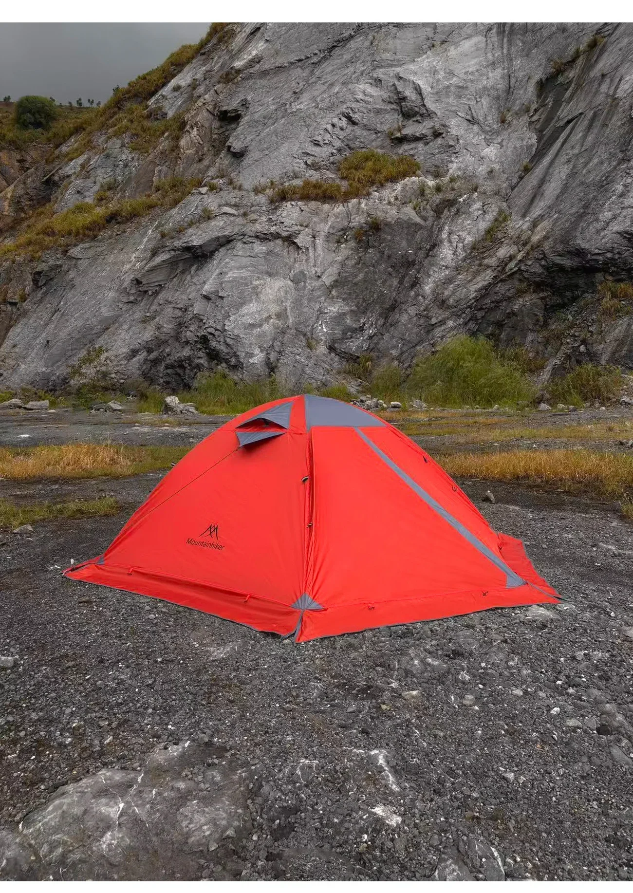 MOUNTAINHIKER Neues Leichtgewicht-Outdoor-Zelt für 2-3 Personen, Wind- und Regenfestes Professionelles Aluminium-Stangen-Wanderzelt – Detail 26