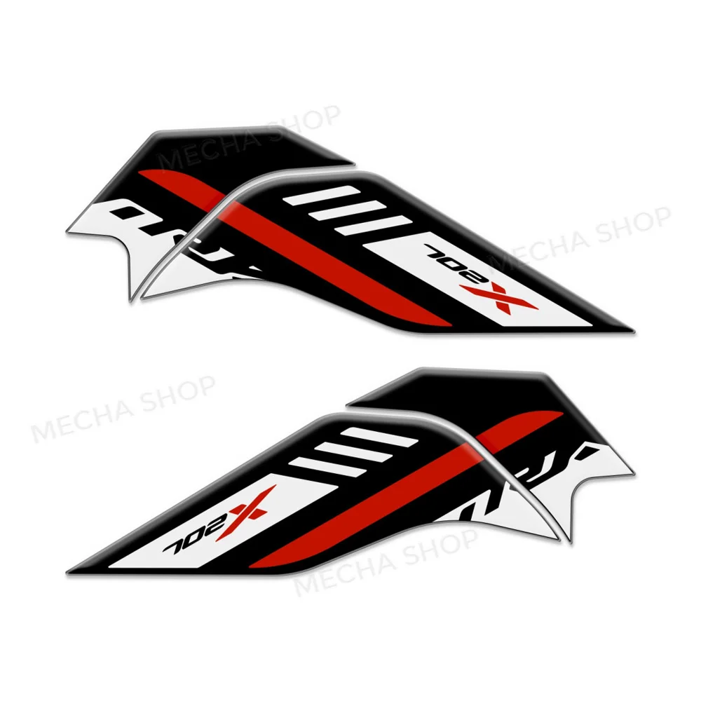 For Benelli TRK 702X 2023-2026 Tank Pad 3D Epoxy Resin Sticker Side Decal Waterproof Kit Protection