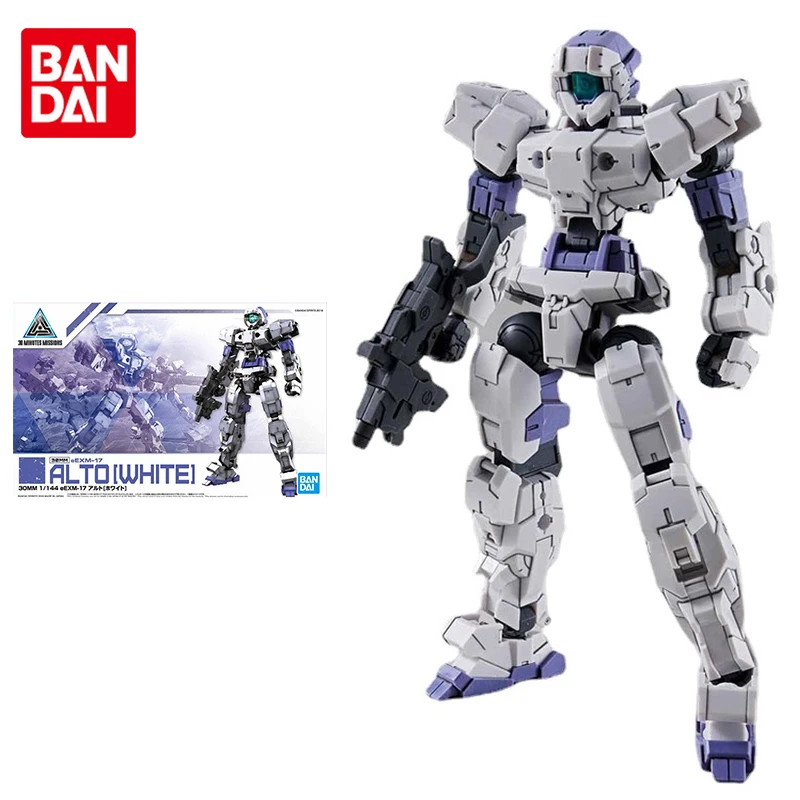 

Bandai Gundam Model Kit Anime Figure 30MM 1/144 EEXM-17 Alto White Genuine Gunpla Model Action Toy Figure Toys for Children