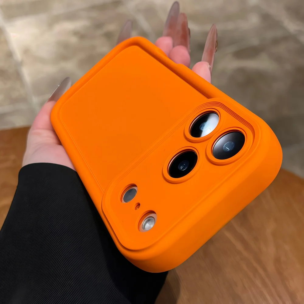 Kameraschutz Candy Flüssigsilikon Weiche Hülle für iPhone 18 11 12 13 14 Plus 15 16 17 Pro Max XR XS Verstärkte Stoßfängerhülle – Detail 11