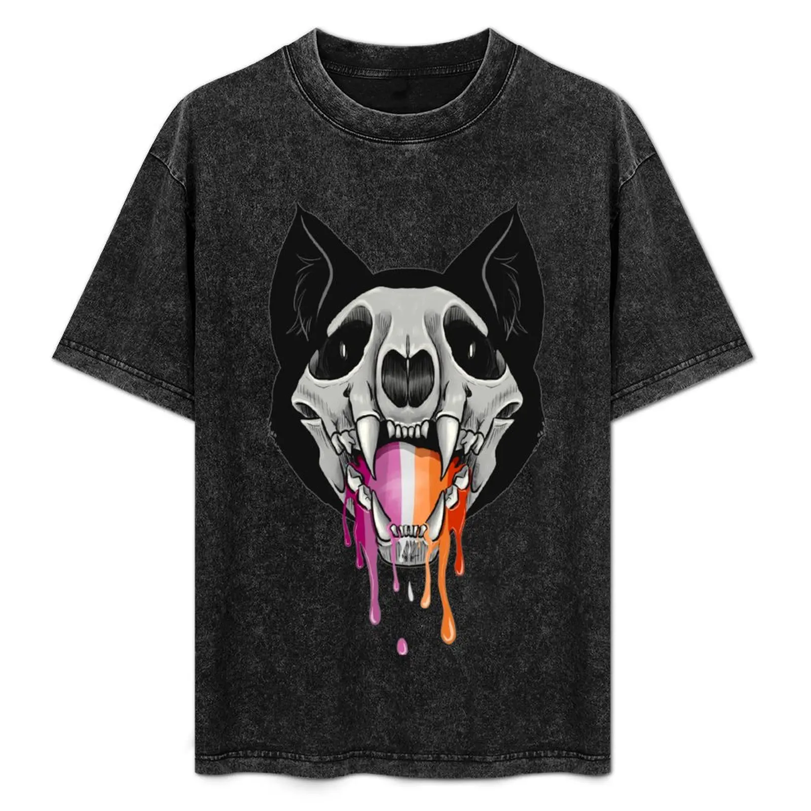 

PRIDE CAT - WLW/Lesbian Variant T-Shirt Basic Lightweight Short Sleeve Tee