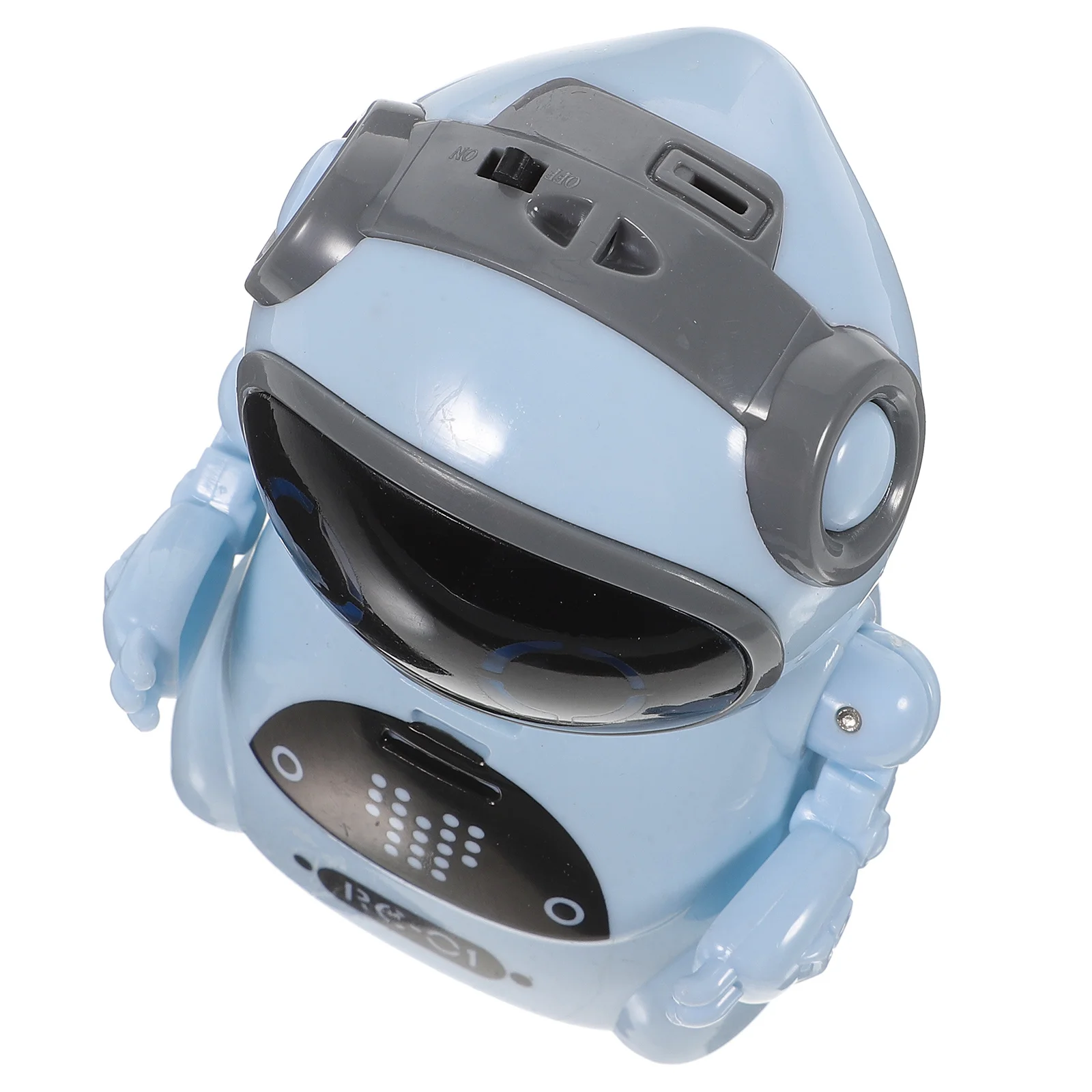 Rc Robot Voice Interactive Sound Control Robot Walk Dance Sound Control Led Light Kids Educational Kit Sky-Blue #1