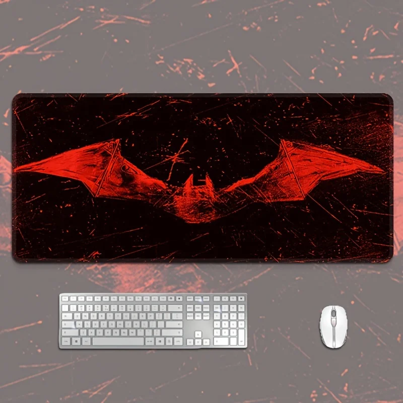 

Коврик для мыши с изображением летучей мыши, большая резиновая основа, противоскользящие аксессуары для ПК, настольные аксессуары, коврик для мыши для офисов и геймеров, коврик для клавиатуры, декоративный коврик
