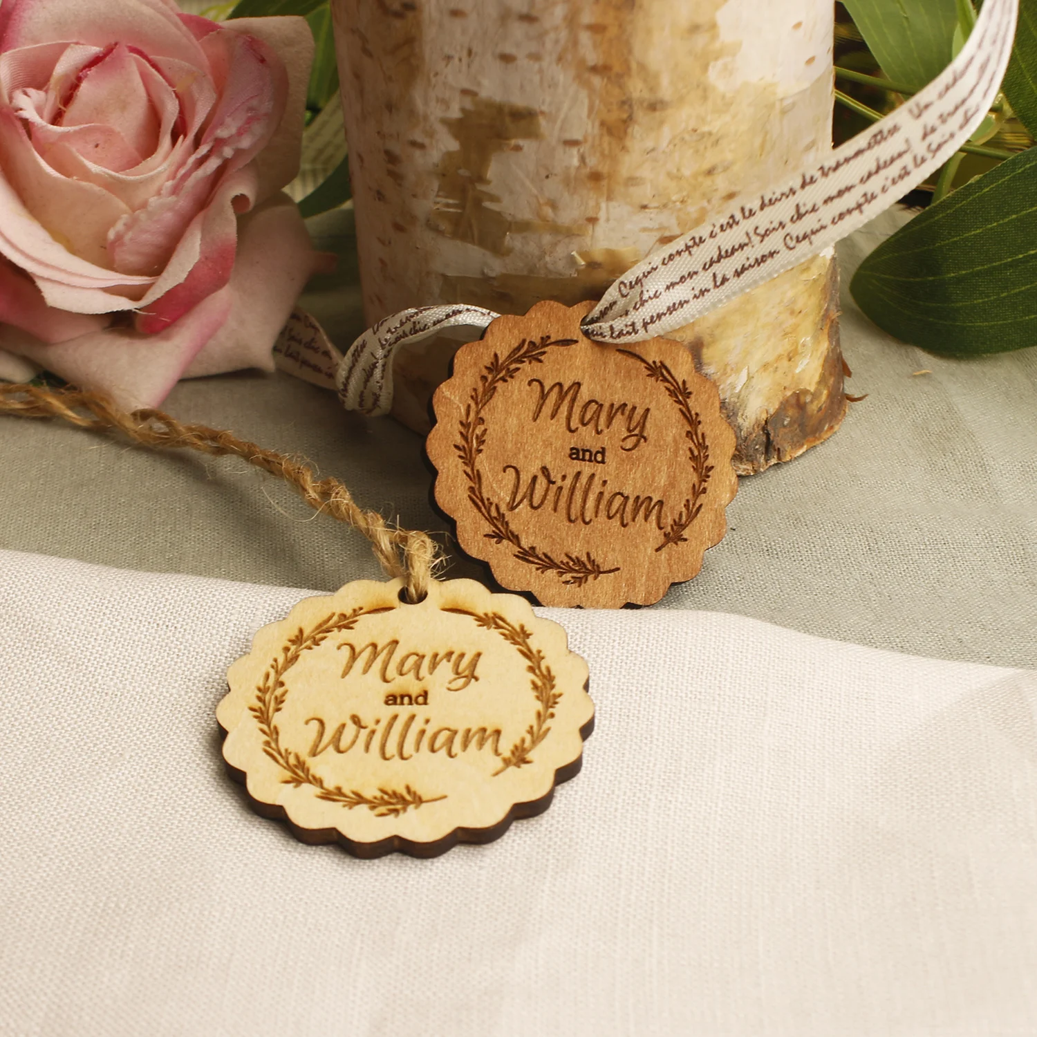 

Personalized Wedding Gift | wooden sign | wedding decoration wooden pendant wooden place card