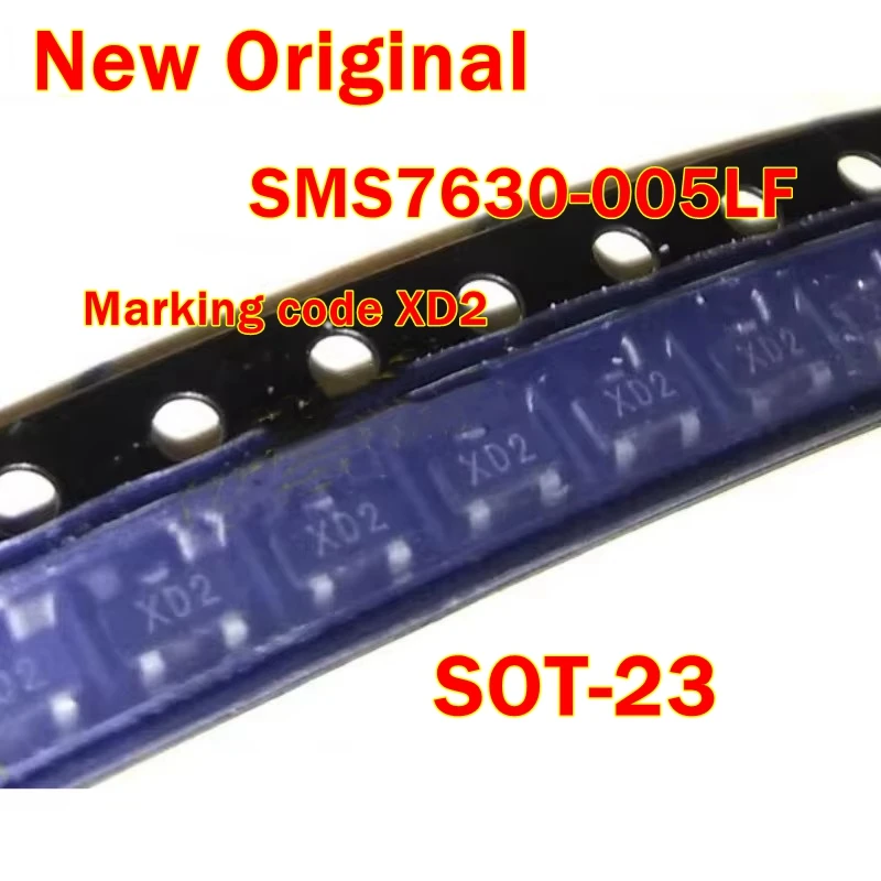 

SMS7630-005 SMS7630-005LF SOT23 Surface Mount Mixer and Detector Schottky Diodes 1v 50mA Marking code XD2 or SD2