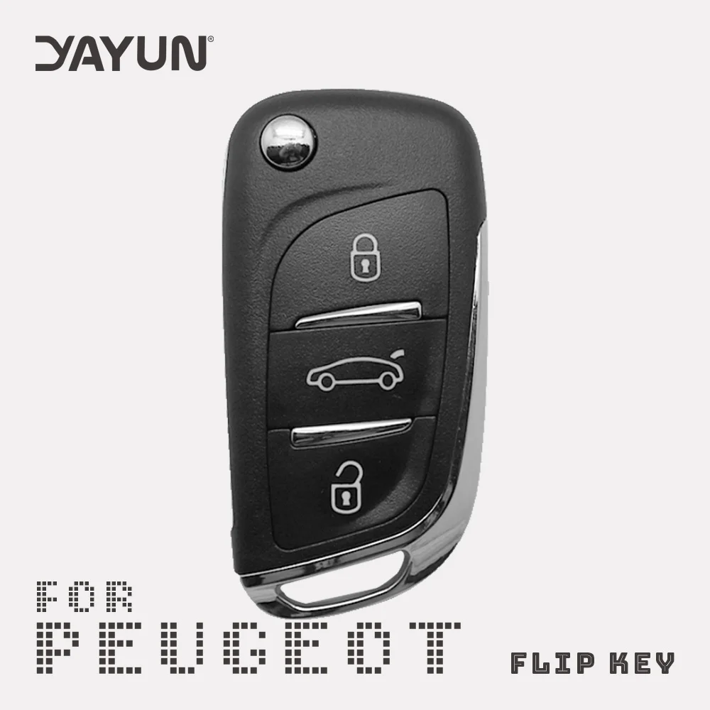 YAYUN 3 Button Modified Filp Folding Remote Car Key Shell Case ForCitroen C2 C3 C4 C5 C6 C8 Xsara Picasso CE0536 CE0523