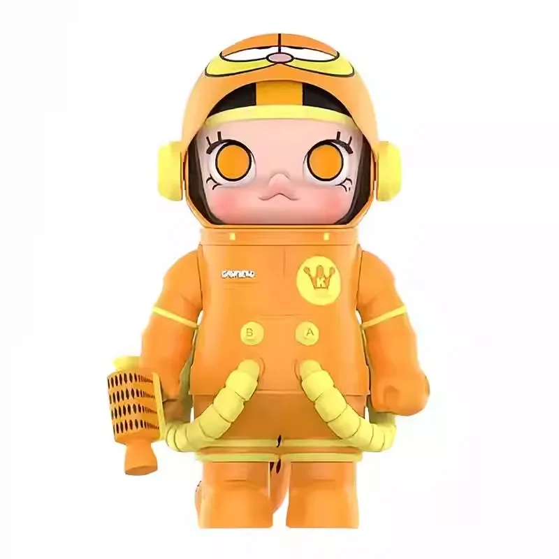 Pop Mart-figuras de acción de Garfields para niños, juguetes de Anime, Space Molly, Mega figurita, adorno Kawaii, regalo de cumpleaños, 400%