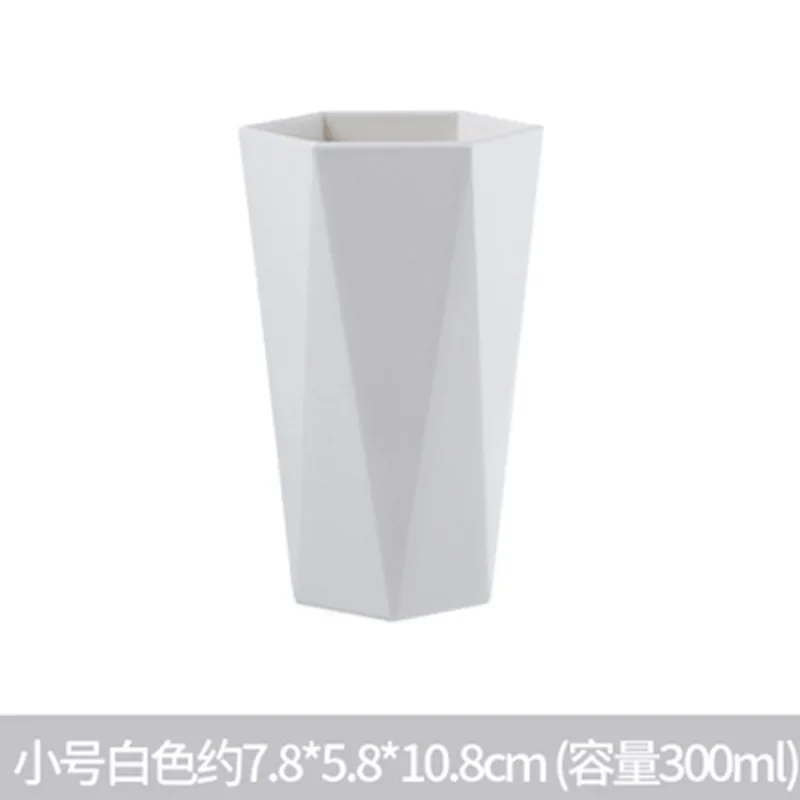 Home Wash Cup Brushing Cup Plastic Fashion Simple Creative Mouthwash Cup Bathroom Products