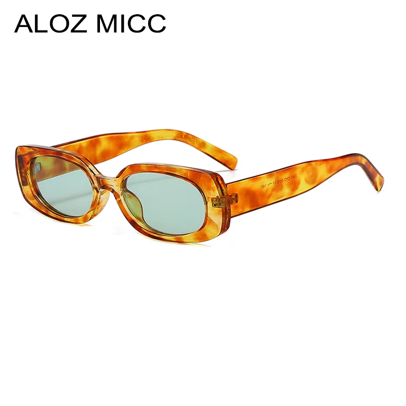 

Fashion Square Sunglasses Women Luxury Brand Designer Retro Leopard Green Sun Glasses Female Shades UV400 Eyewear