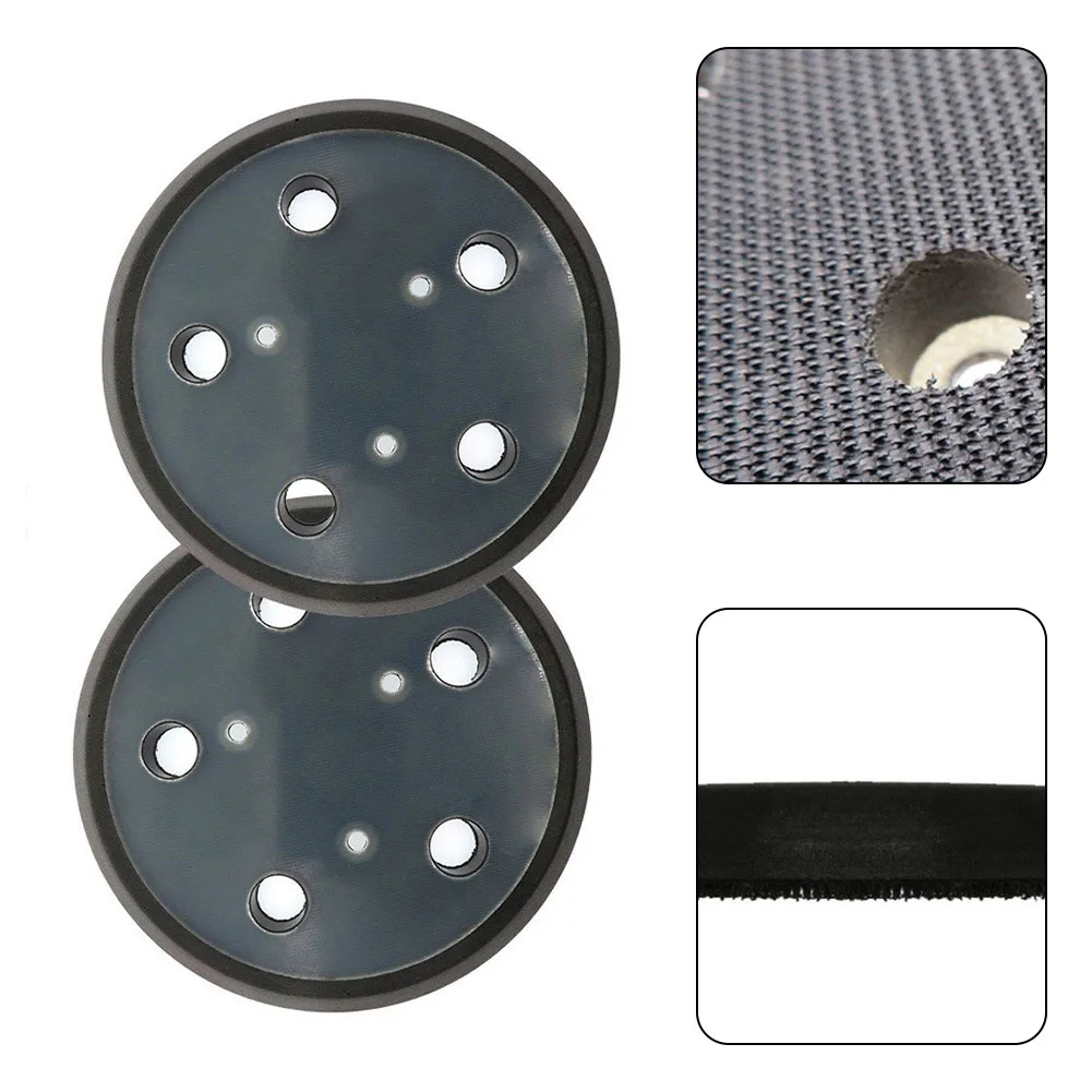 2pcs 125mm 5 Hole Sander Pad For Porter Cable 333 334 Random Orbit Palm Sander Polishing Wood Stone Power Tools