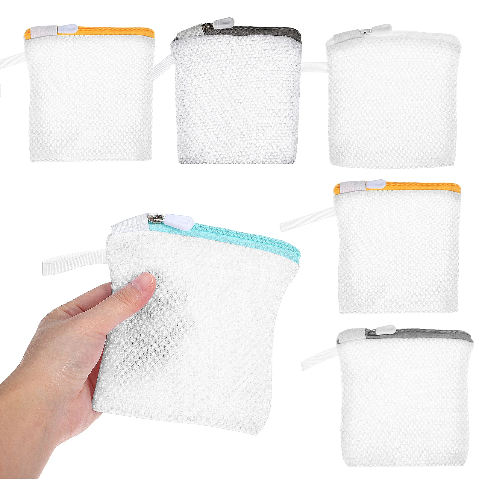

6Pcs Laundry Mesh Bag Set Protective Fine Mesh Washing Bags Prevent Snagging Protect Clothes Travel Packing Organizer