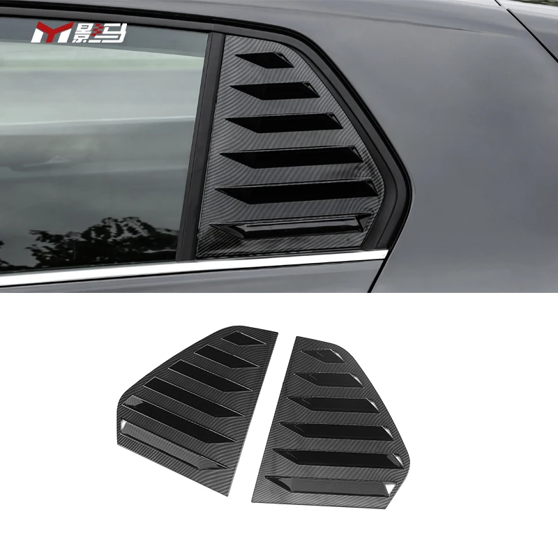 

Accessories ABS plastics Rear Window Triangle Louvers Cover Trim For Volkswagen VW golf8 mk8 2021 2022 2023