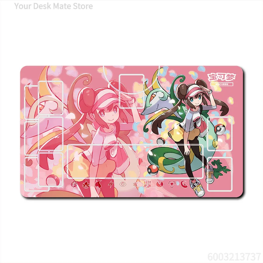 Tapete de Juego Steven Stone Metagross Pokemon TCG, Tapete de Escritorio Impermeable Antideslizante