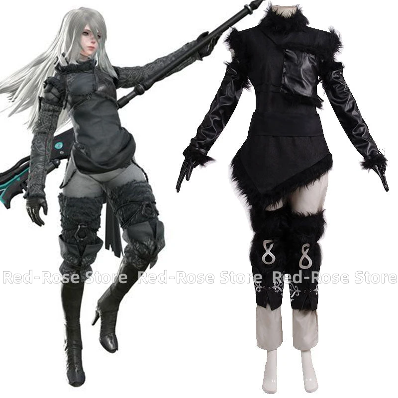 NieR: Automata YoRHa Type A No.2 A2 DLC Cosplay Costume Woman Halloween Christmas Custom size Any Size Wig