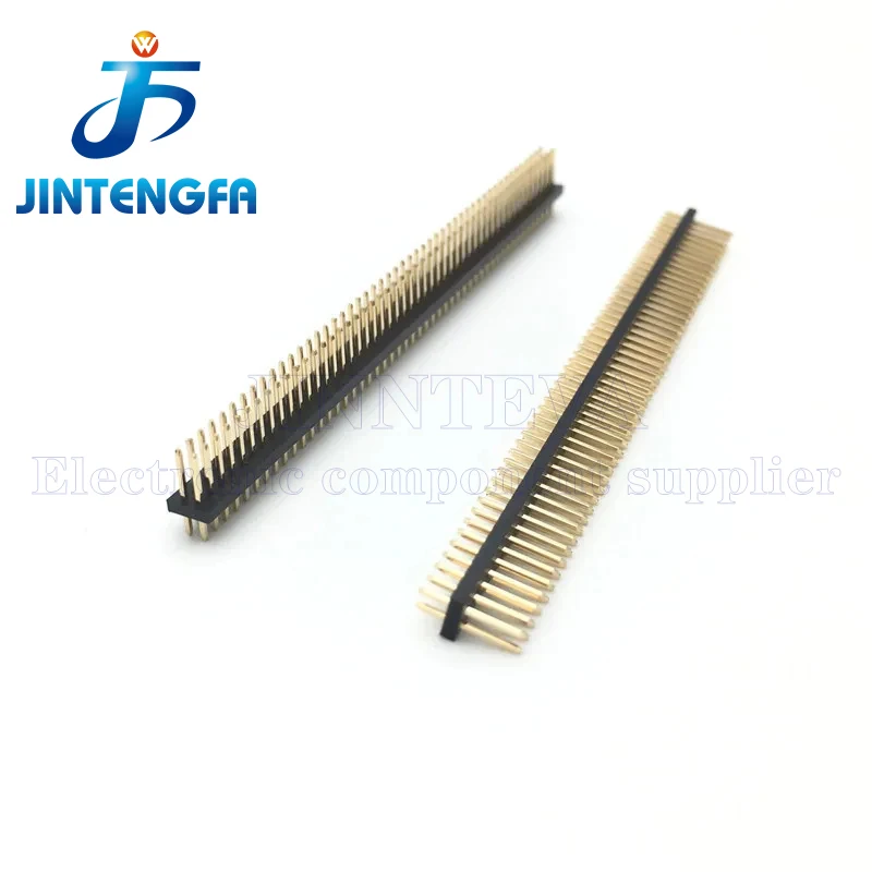 20PCS 2*3-40P 1.27mm Double row Male PCB Board Pin Header Connector Strip Pinheader 3/4/5/6/7/8/10/12/15p 20p 25p 30p 40p 50Pin