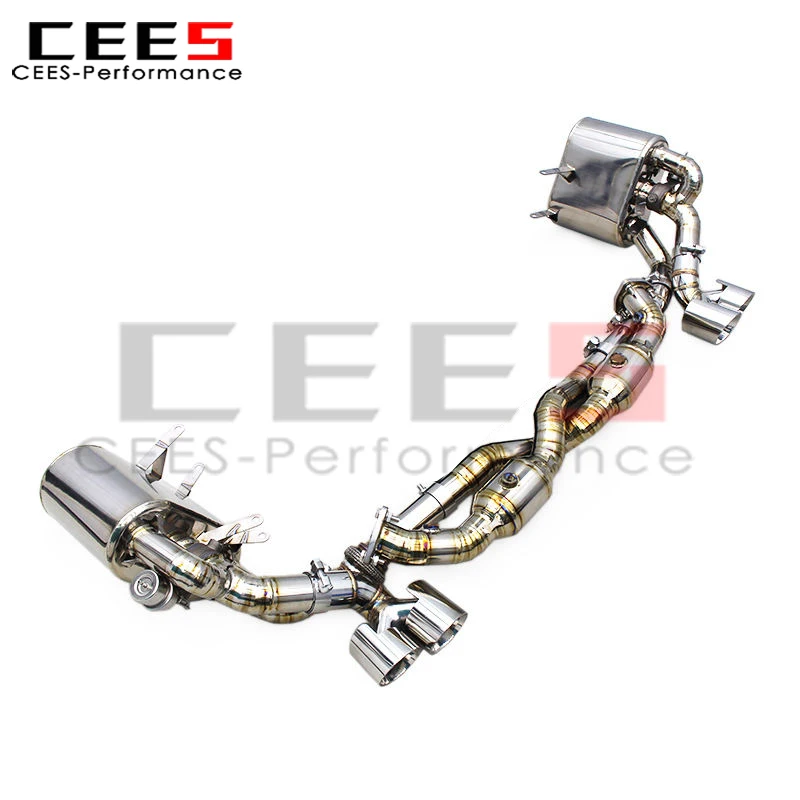 

CEES Catback Exhaust for PORSCHE 911 997.1/997.2 Carrera 4S 2004-2012 Valvetronic Muffler Exhaust System With Catalyst