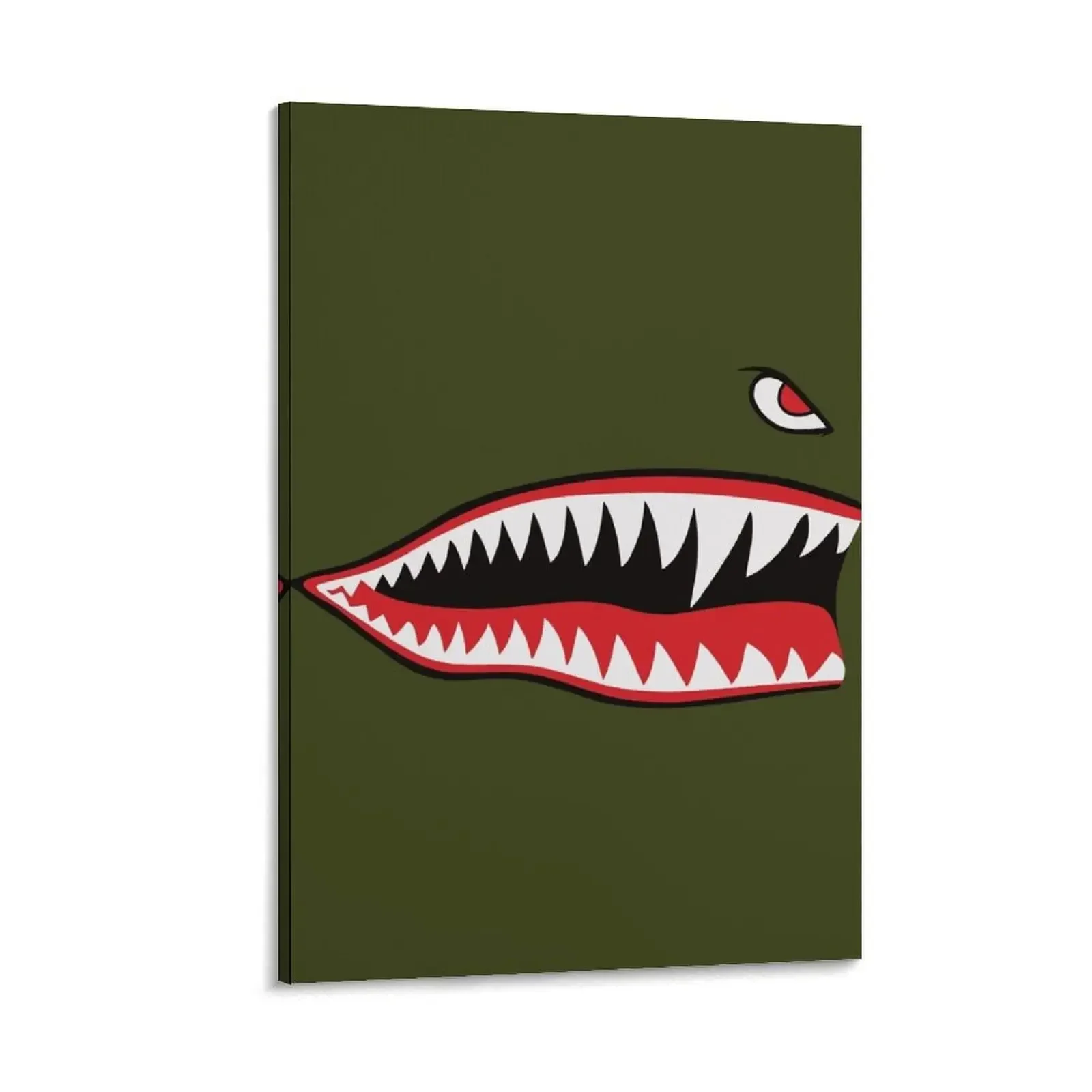 

Flying Tigers Nose Warhawk Canvas Painting posters for room house decorations home decoration accessories