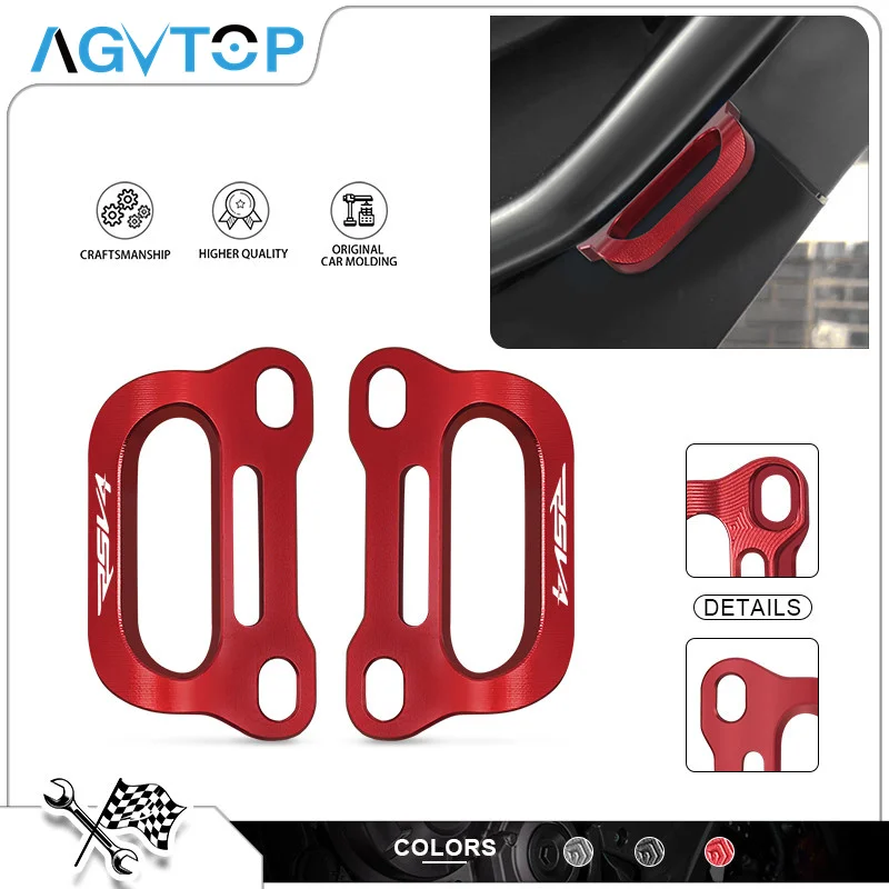 

Rear Pedal Cover For rsv4 rs660 tuono660 tuonov4 v4 1100 factory Motorcycle Armrest Footrest Pedal Remove Cover RSV4 RS660